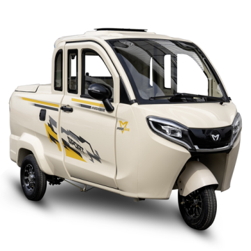 Triciclo Eléctrico Tipo Pick-up SK-2101 Cabina Cerrada con Dos Puertas y Maletero