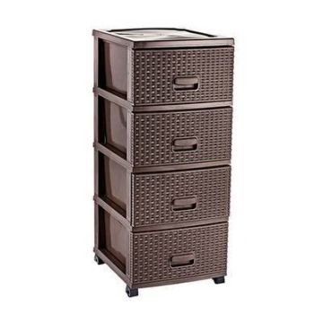 (TV MLC) CAJONERA DE PLASTICO RATTAN 914538   M/VENTEKS