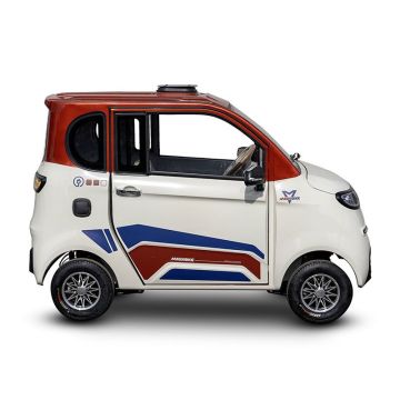 Cuatriciclo Eléctrico con Cabina Cerrada y 2 Puertas 