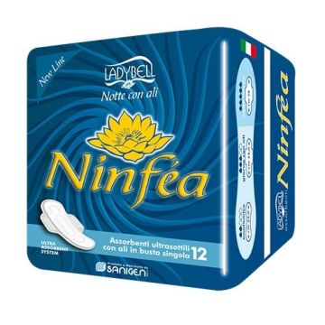 ALMOHADILLAS SANITARIAS C/ALAS 12 PZ NINFEA   M/NINFEA