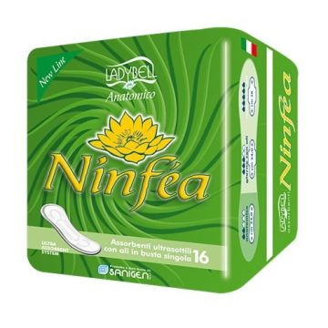 ALMOHADILLAS SANITARIAS C/ALAS 16 PZ NINFEA   M/NINFEA