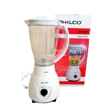 LICUADORA (PH3515PW), 350W, 2 VELOC.+ PULSO, JARRA 1.5 LTS  M/ PHILCO